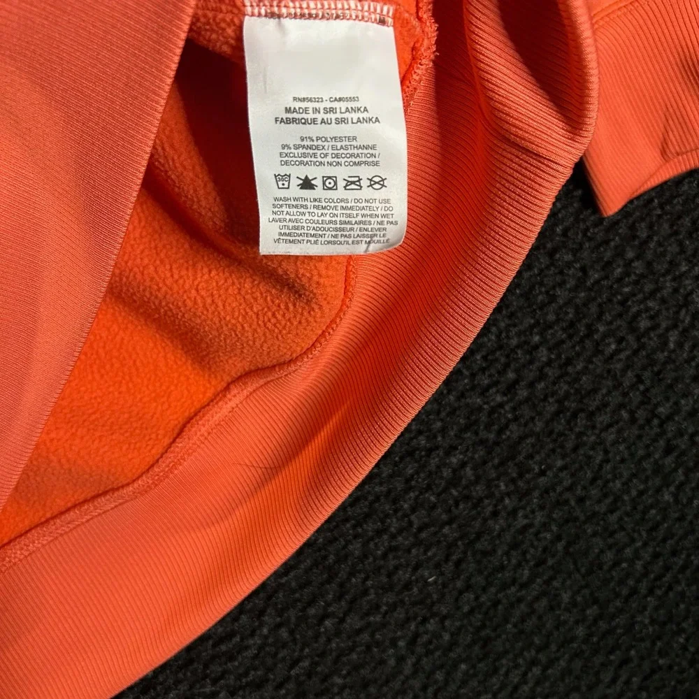 Nike Orange Therma-Fit‎ Crewneck Pullover Sweater Men's Size Small